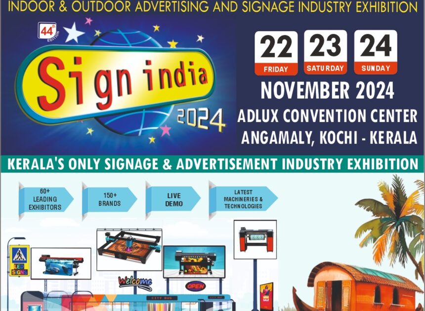 Calling all industry enthusiasts! SPIA is proud to support the Sign India 2024 Exhibition